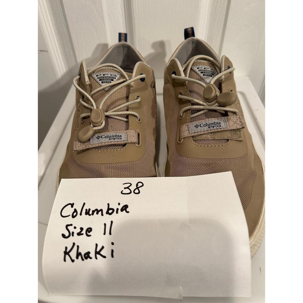 Columbia PFG Bahama Vent Men's Size 11 Khaki Fishing Shoes